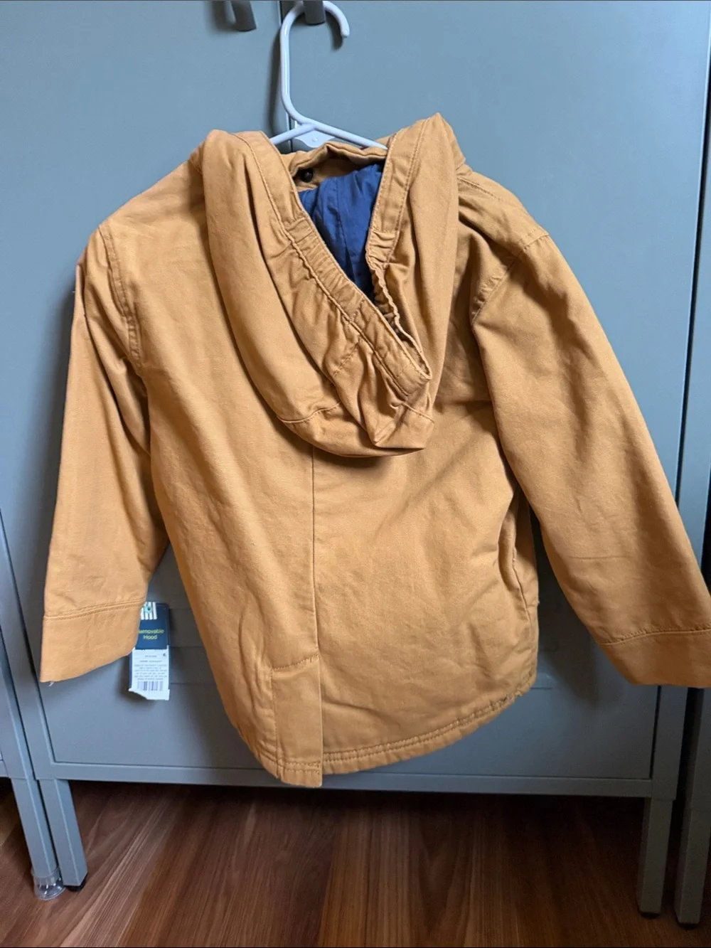 Genuine kids by Oshkosh Kids Hooded Utility Jacket in Mustard